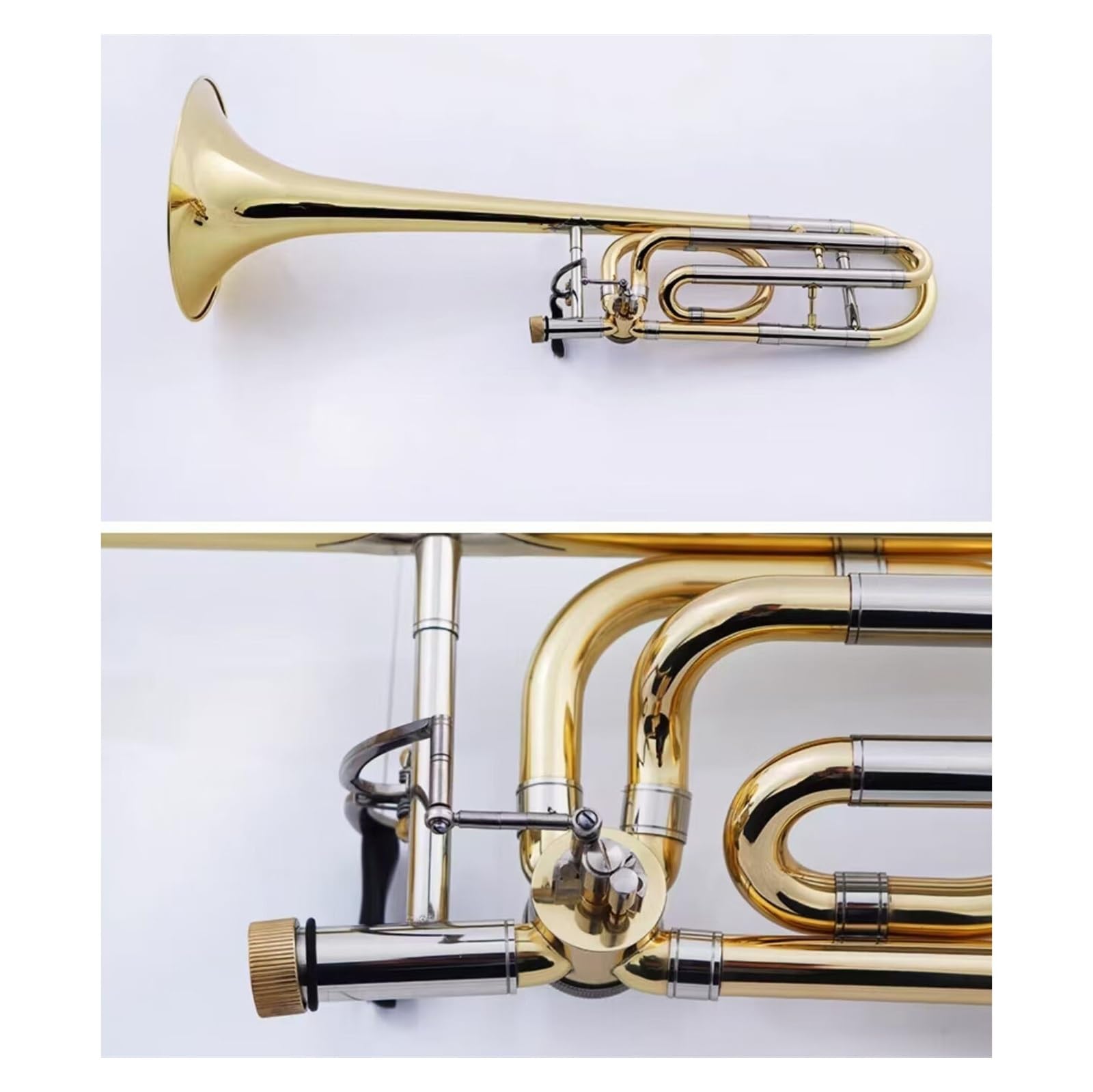 Puzon Puzon tenorowy B dur profesjonalny instrument odpowiedni dla początkujących