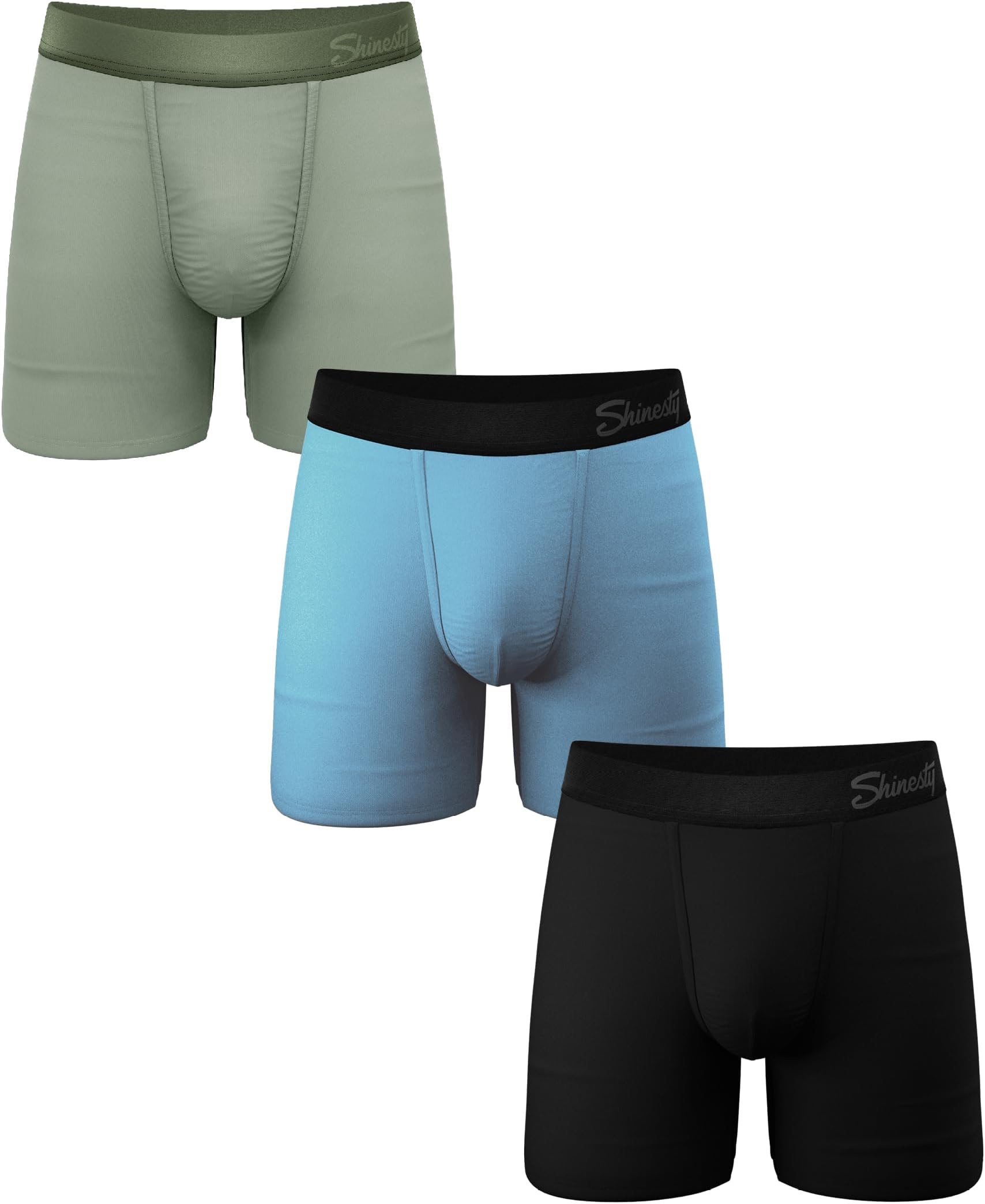 Ball Hammock Mens Boxer Briefs | Bulge Enhancing Underwear Flyless | 3 Pack