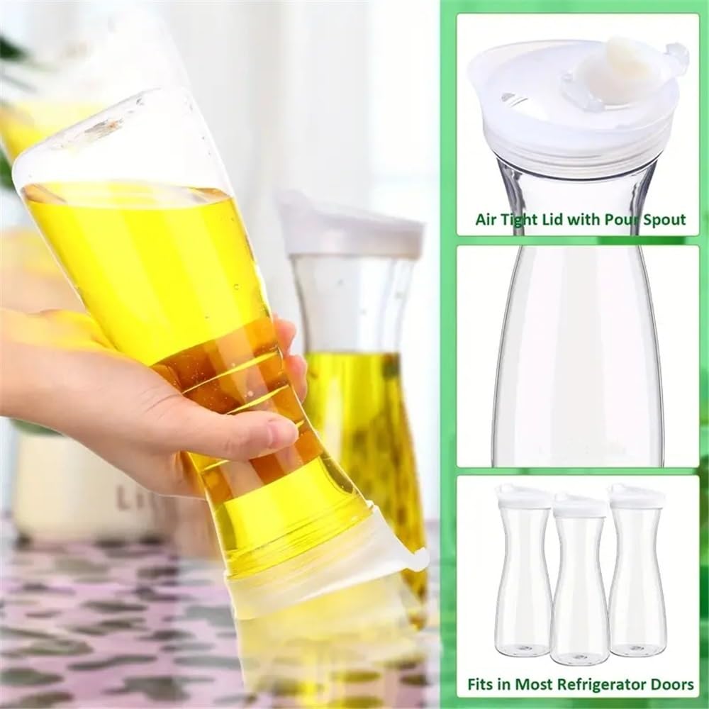 Jarra de agua Jarra de agua fría multiusos, de gran capacidad, a prueba de fugas, jarra for jugo de frutas, leche, hervidor de agua portátil for acampar Olla de vidrio(600ml)