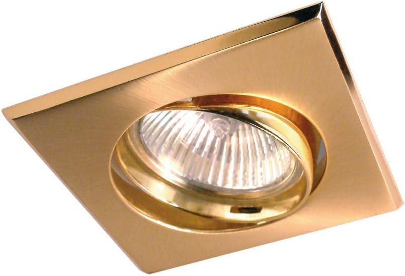 gumarcris 351bla Recessed Spot Light – Cast Square Oro Satinado
