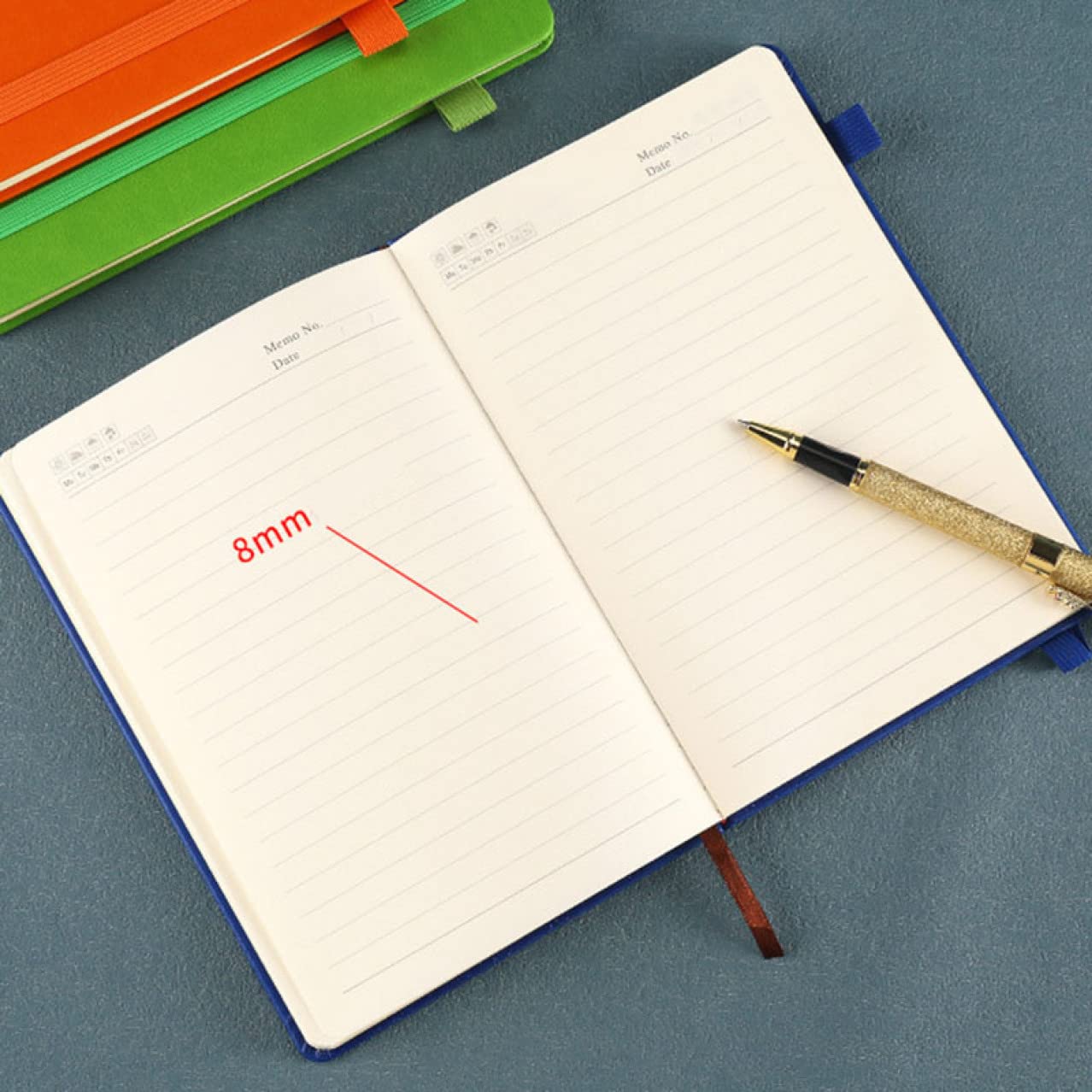 Amazon | QQZSG ノート モダン オレンジ ノートブック (200