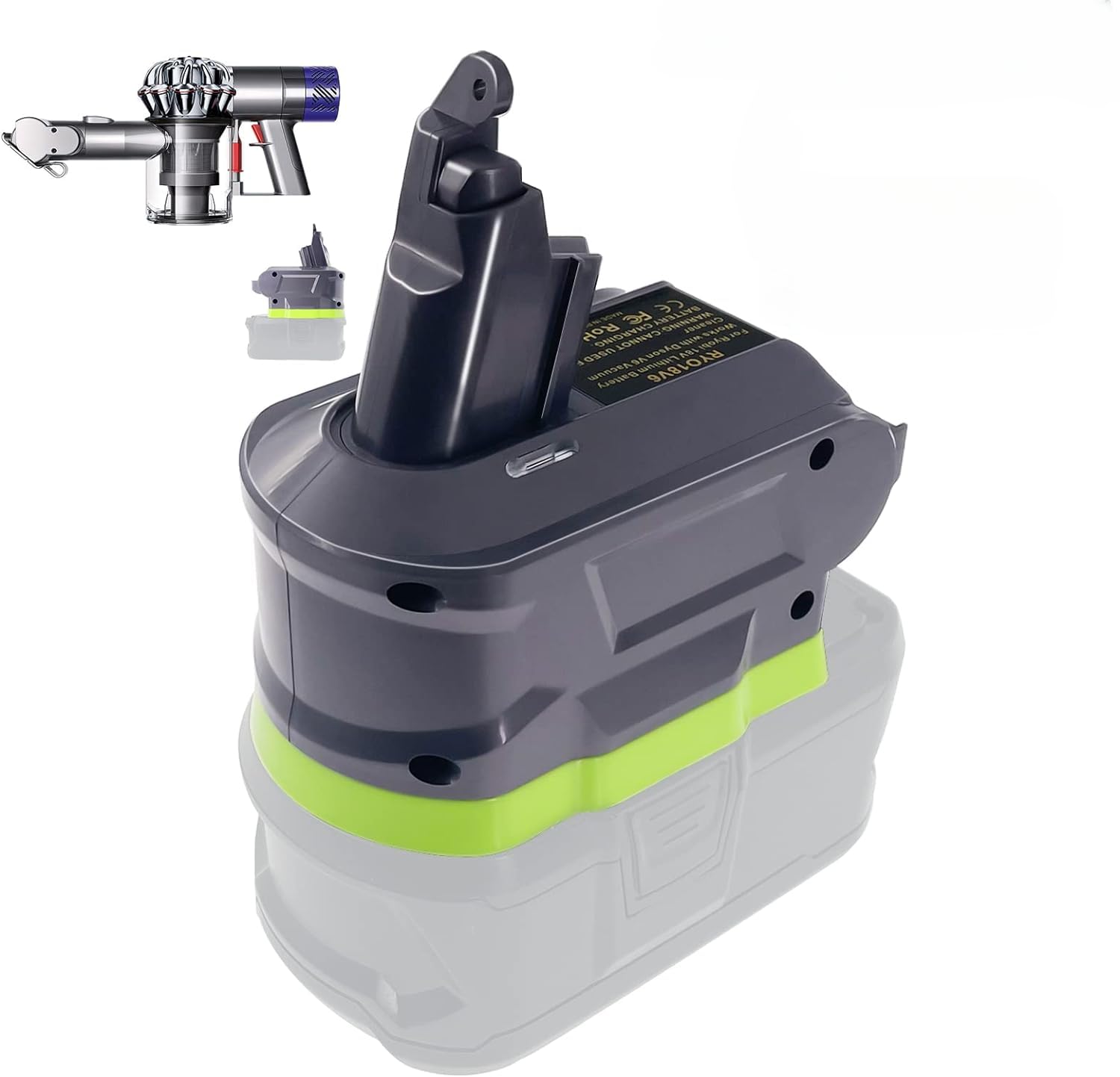 Amazon.co.jp: Ryobi Dyson V6バッテリーアダプター、ダイソンV6