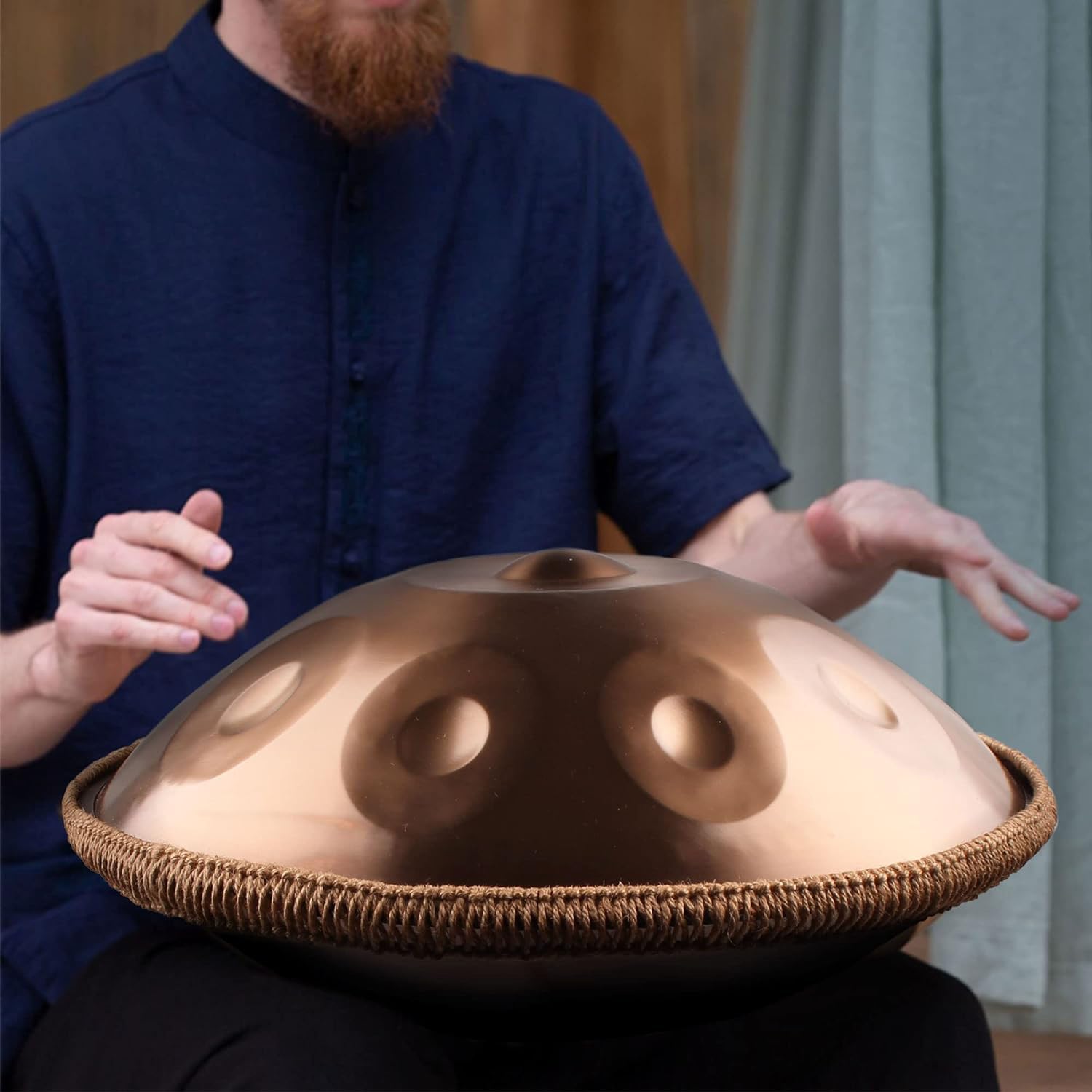 Handpan Drum D-Moll 22 Zoll Stahl 12 Töne | Harmonische Percussion, Klangheilung, Meditation, Yoga
