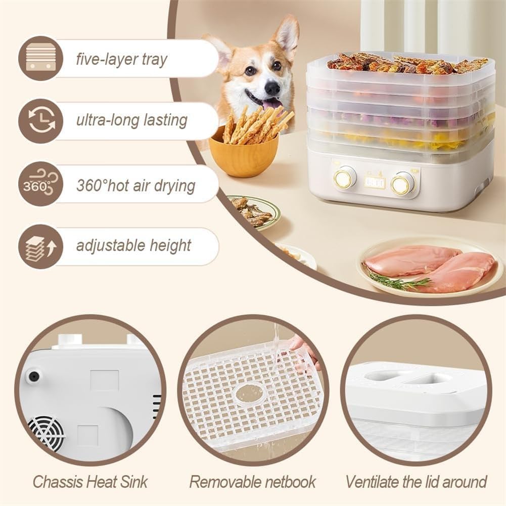 Amazon.co.jp: 5段式フリーズドライ機、タイマー付きデジタル家庭用