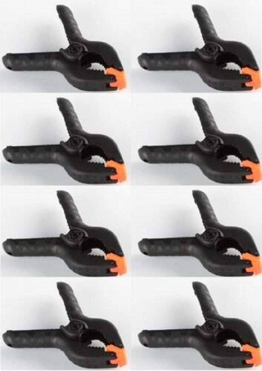 (10) 6" Plastic Spring Clamps Clip Soft Nose Woodworking Hobby Blanket Tent Fort NEW,Jikkolumlukka