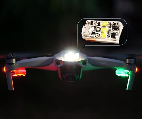 Miniatura 2 de Paquete de zumbador de luz estroboscópica para drones