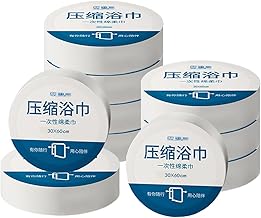 Magic Cotton Towel Tablets – 10PCS Compressed Expandable Large Bath Towels (30x60cm) | Lightweight, Reusable & Portable | Ideal for Sport. Travel, Camping, Beach & Hiking