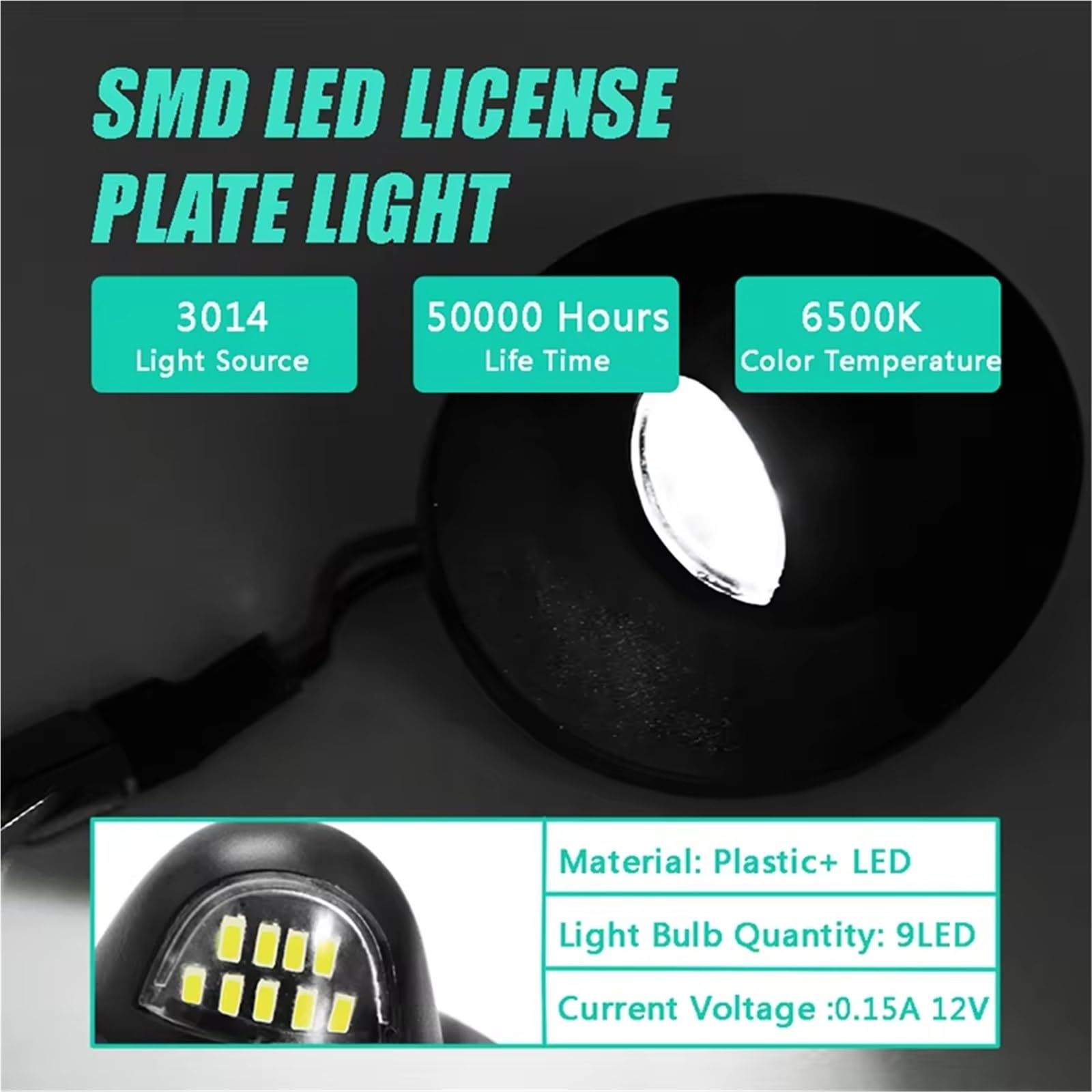 Kit Luci Targa Per Ford Per Super For Duty Per Ranger Per Expedition Per Explorer 2 Pezzi Lampada Luce Targa A LED Canbus Senza Errori
