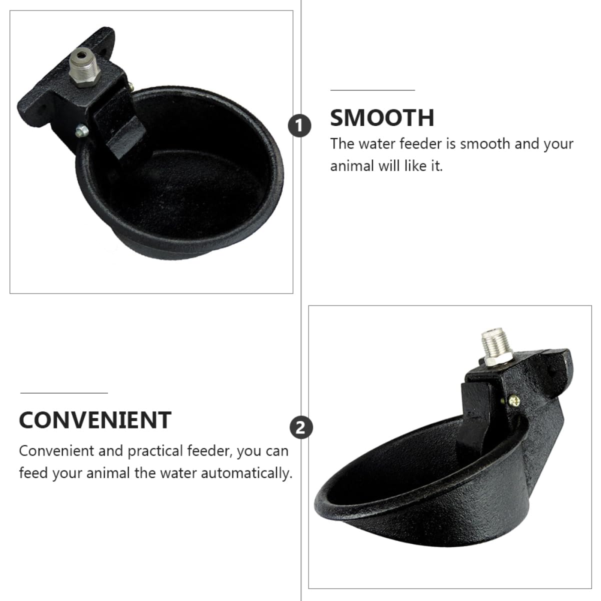 SUPVOX Automatic Pig Waterer Large Dog Water Bowl Dispenser Pig Feeder Animal Feeder