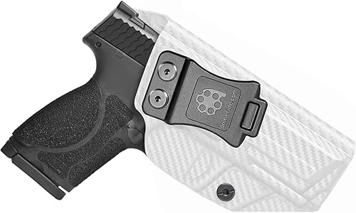Amberide IWB KYDEX Funda ajustada Smith & Wesson M&P M2.0 0.354 in.40 4" y 4.25" pistola de barril, cintura interior de transporte oculto,