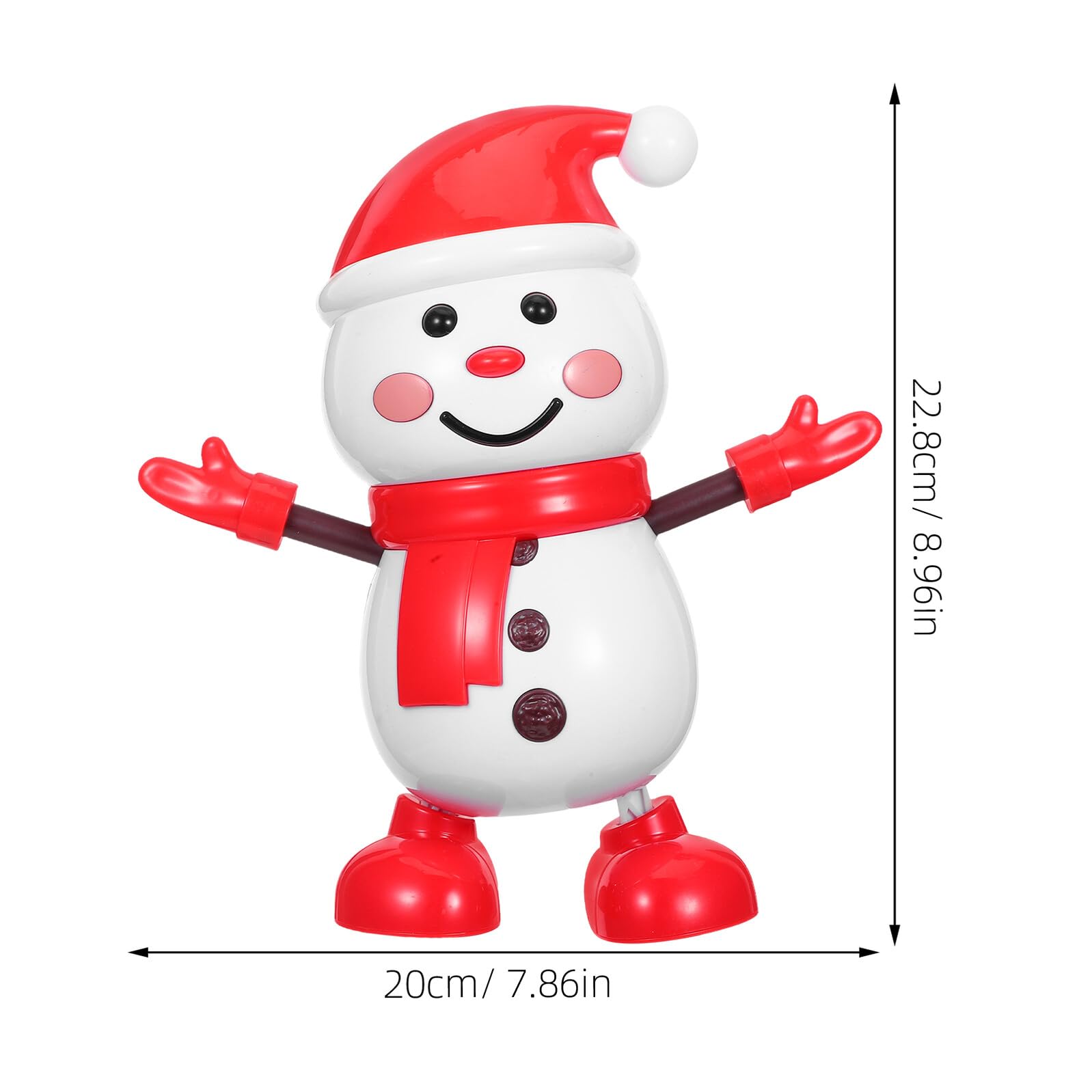 Muñeco de Baile de Juguete Navideño Figura Musical Animatrónica Decoración para Fiesta de Invierno Coleccionable para Adultos
