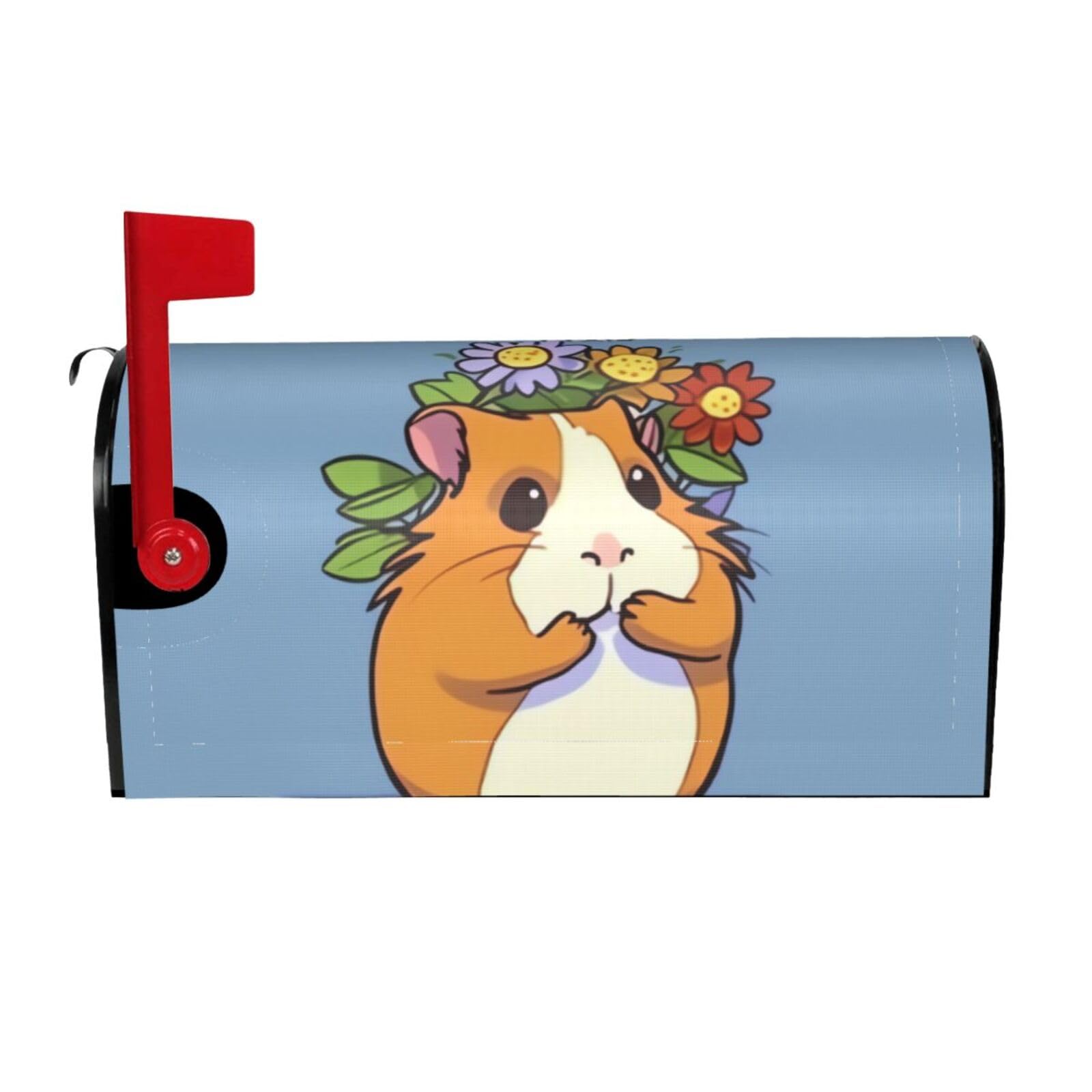 Guinea Mailbox Covers Magnetic Wraps Post Letter Box Cover Garden Home Decor 25.5x21 in