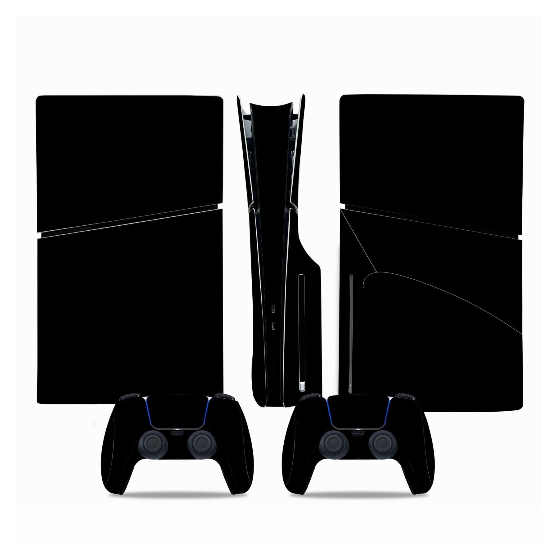 Für PS5 Slim Skin Disc Edition & Für PS5 Slim Skin Digital Edition Konsole Und Controller Vinyl Cover Skins Wraps Kratzfest Kompatibel 00355 Blasenfrei Kein Schaum Kratzfest (Size : Disc Version)