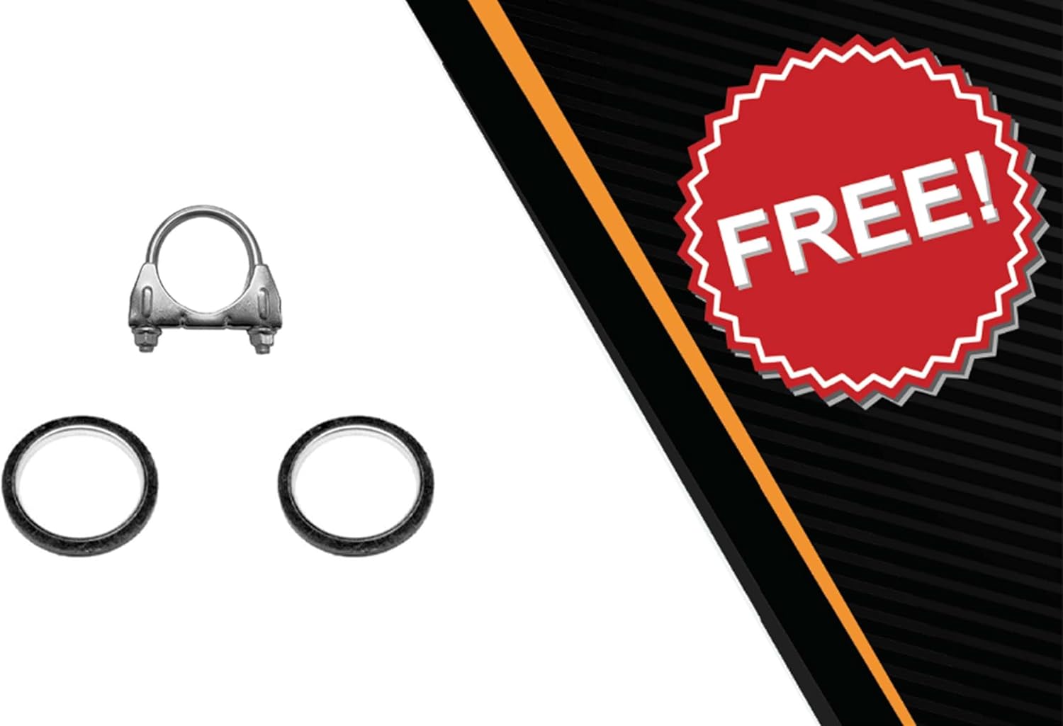 Northeastern Exhaust | Stainless Steel Resonator, Muffler Exhaust System Kit Compatible for Toyota Camry 1997-2001 3.0L | Free Gaskets and Clamp Included | Automotive Replacement Part