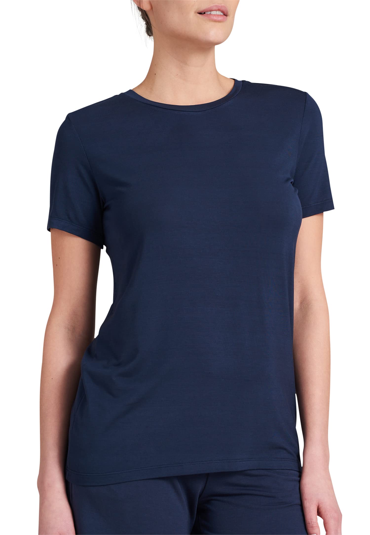 Schiesser Damen Schlafanzugoberteil Shirt Kurzarm 1/2-181196