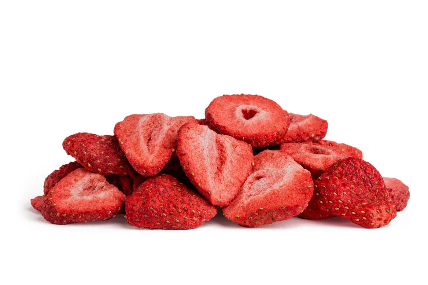 So Natural Freeze Dried Whole Strawberries 0.6 oz, Non-GMO, Gluten Free, Vegan, No Preservatives (12)