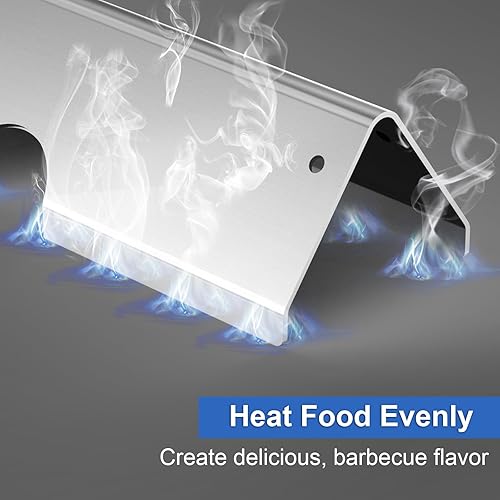 Miniatura 5 de 66032 Barras aromatizantes de repuesto para parrillas de gas Weber Genesis IILX 300 (2017 y posteriores), II E-310 II S-310 II E-315 II E-325 II