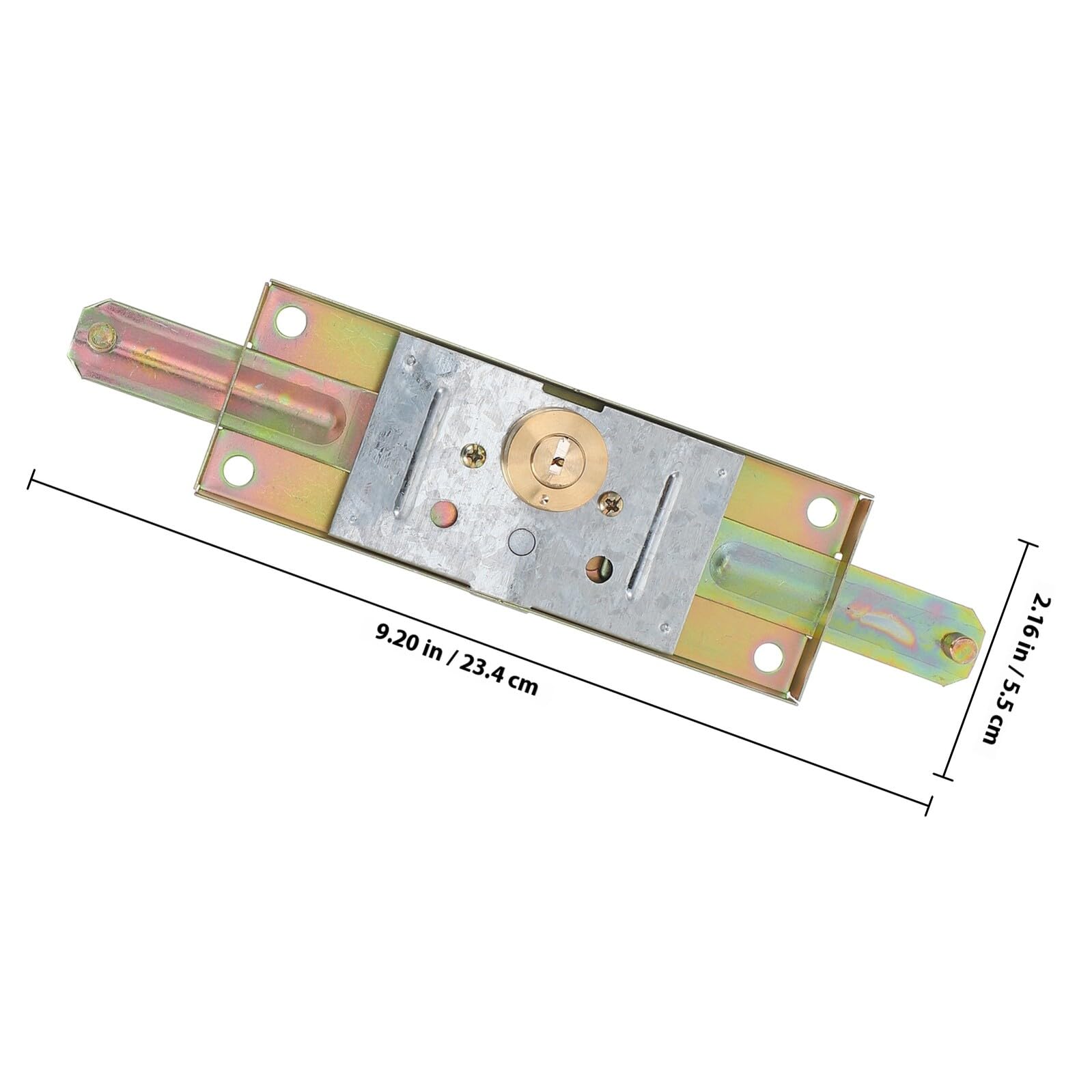 Alipis Verrou de Porte de Garage Design Élégant Fonctionnement Pratique en Acier avec Technologie Antieffraction pour Usage Résidentiel et Entrepôts