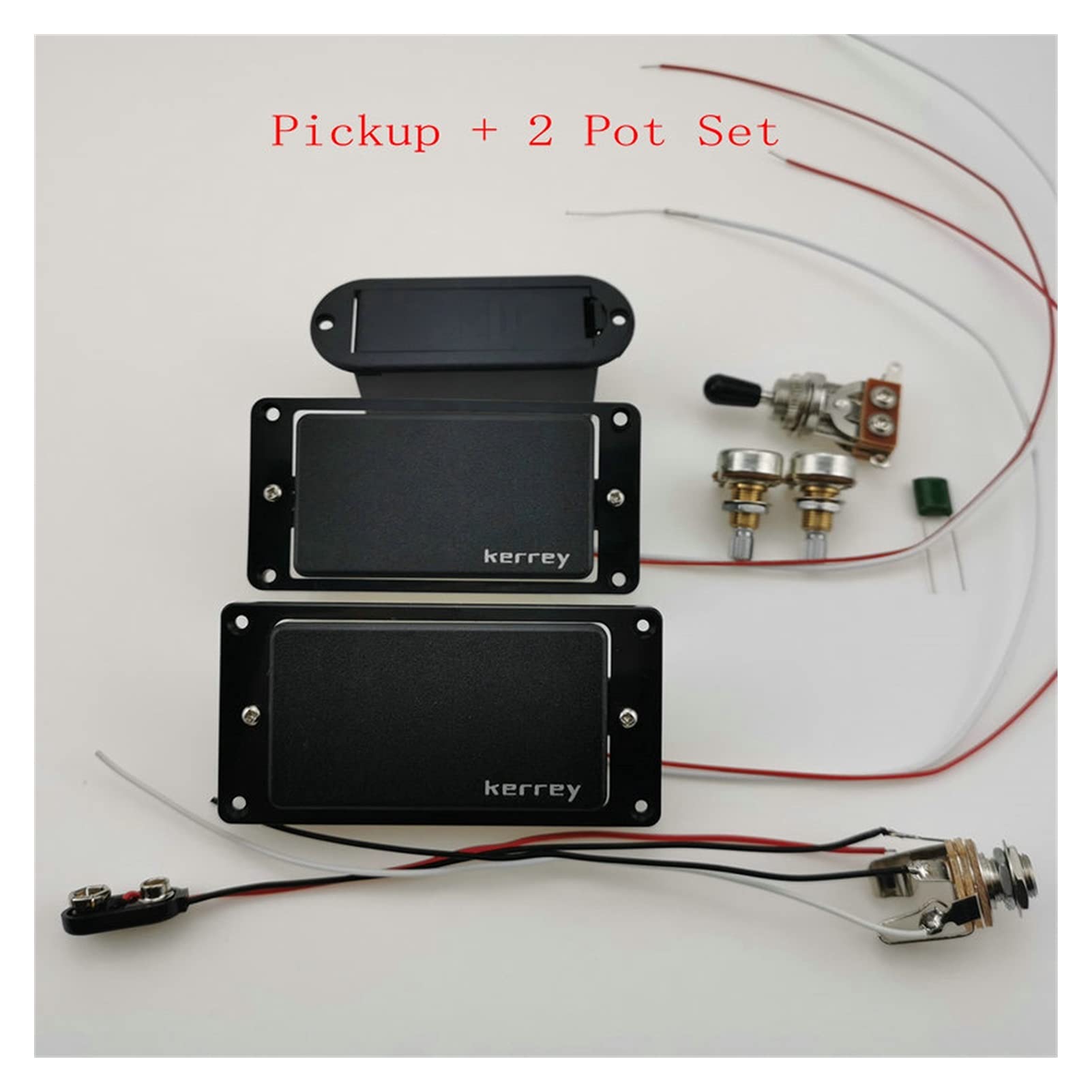 E-Gitarren-Tonabnehmer Kerrey Electric Guitar Pickup Active Humbucker Pickup für Les Paul Ähnliche Angestellte Gitarren (Color : 02)