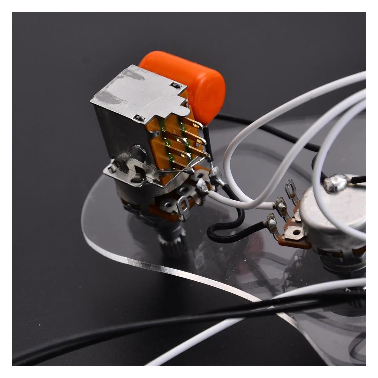 Potencjometr Push Pull 250K Z 5 Pozycjami Do Wiązki Przewodów Gitary Elektrycznej Z Przetwornikami SSH Beginner Uprząż gitarowa