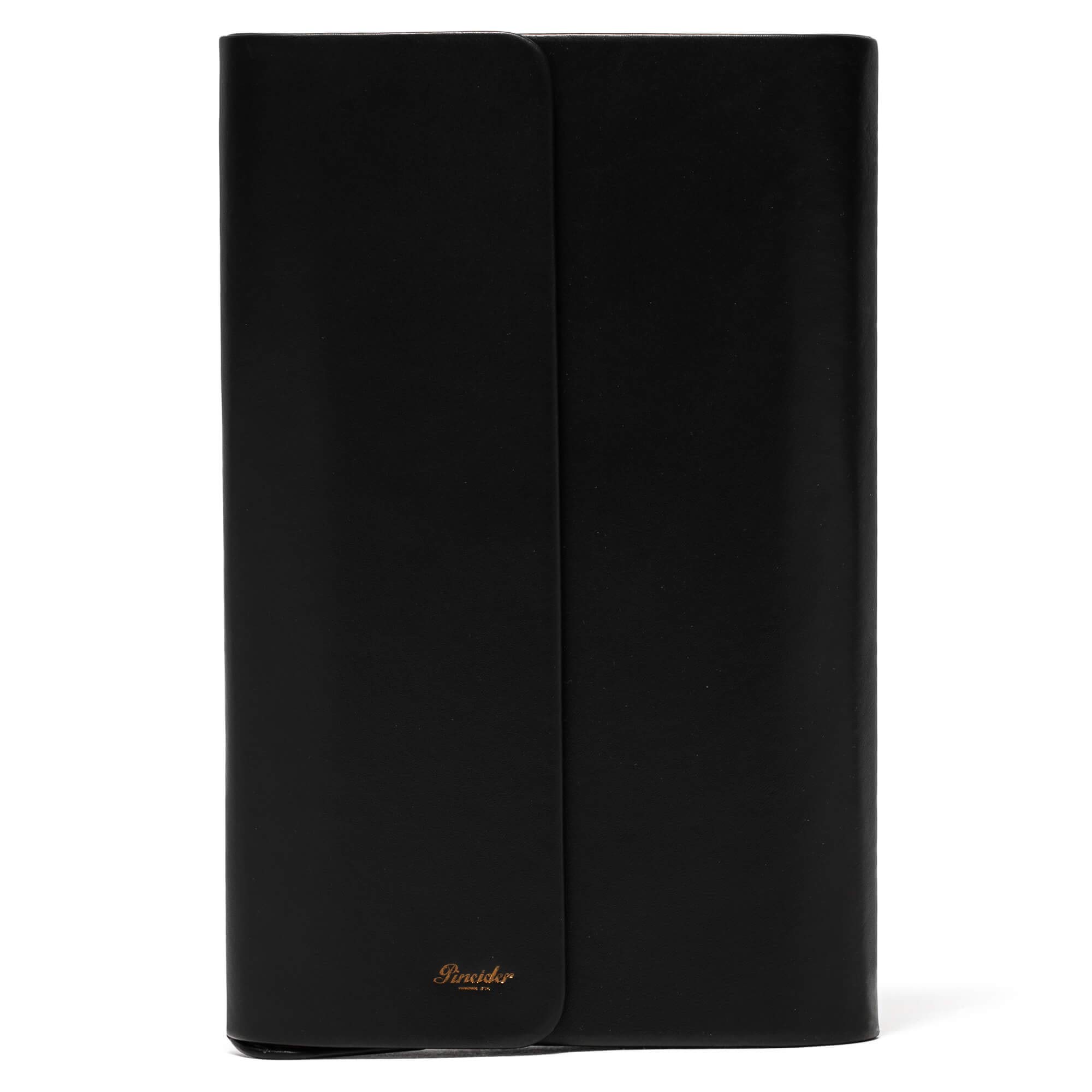 PineiderLeather Case 12 Instruments Black