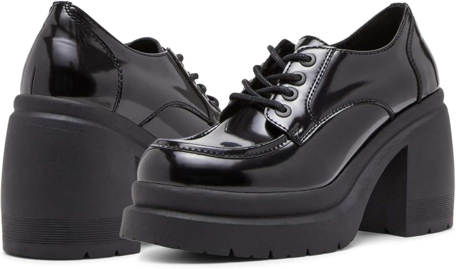 Madden Girl Women's Time Loafer, Black Box, 8