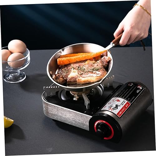 Miniatura 6 de Sartén pequeña para panqueques, sartenes para tortillas, sartén de hierro fundido pre-sazonada, plancha de acero inoxidable, mini wok, utensilios de