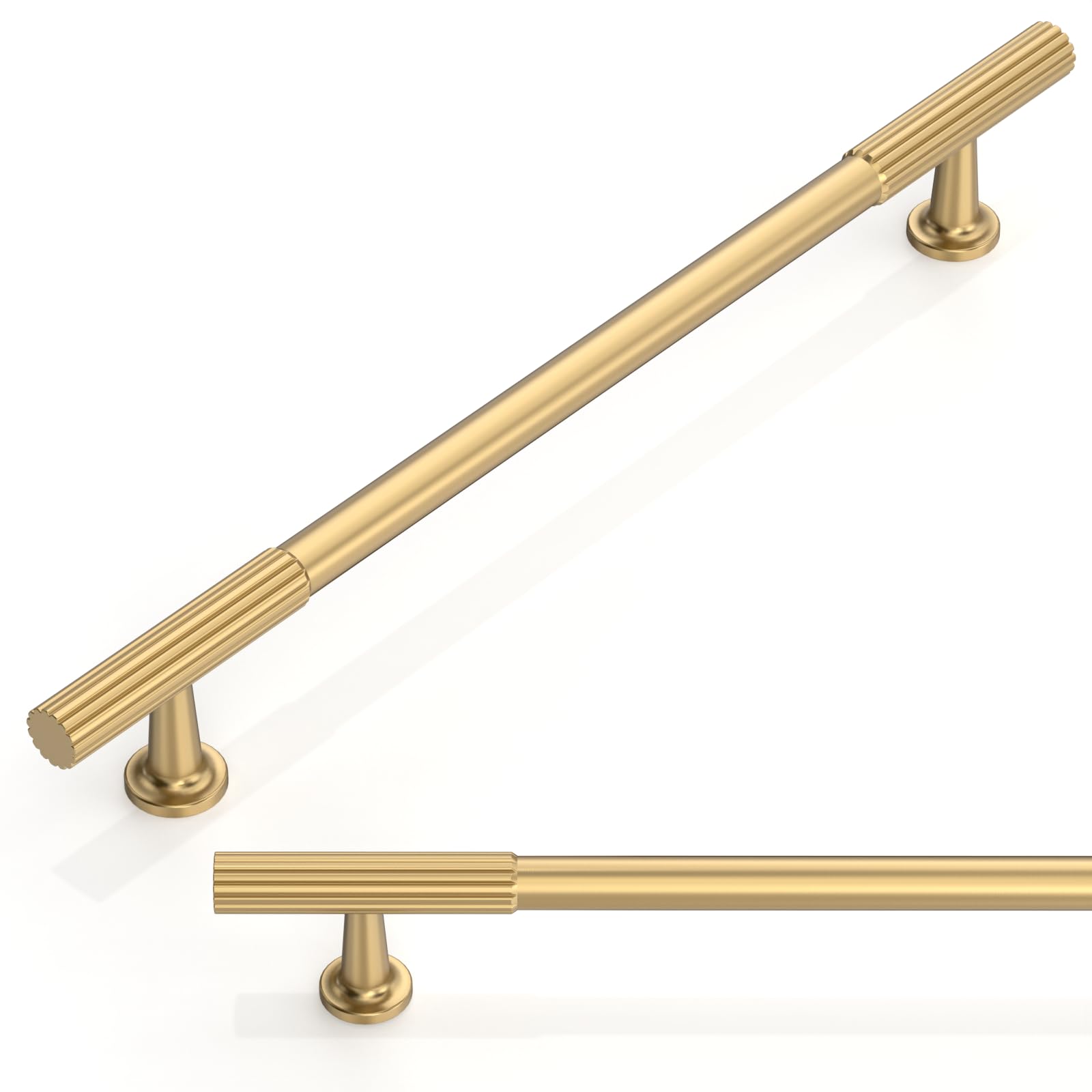 10 Pack Brushed Gold Cabinet Pulls 5 Inch(128mm) Kitchen Cabinet Handles Cabinet Hardware for Drawer Pulls — Amazon image 22