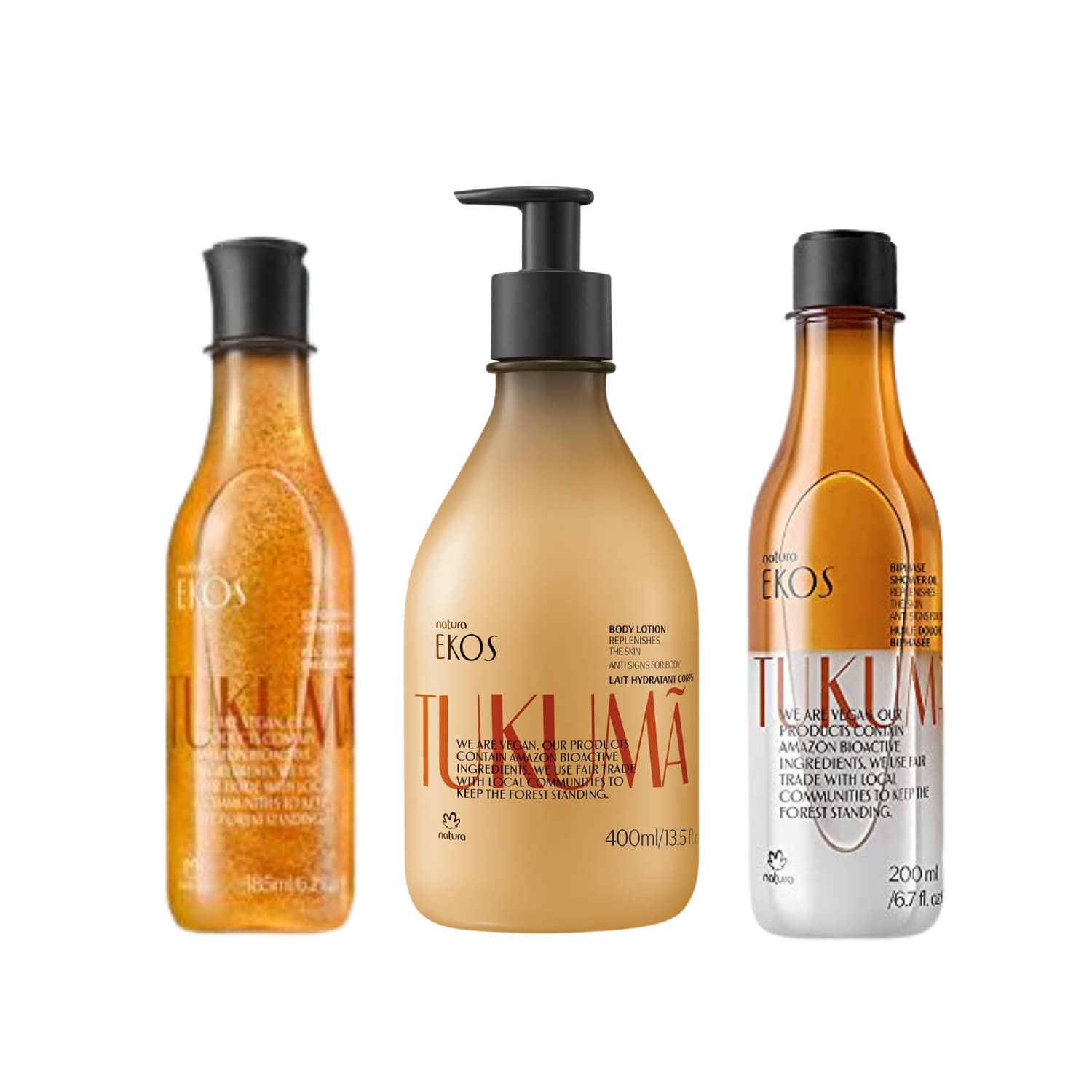 naturaEkos Tukumã Deluxe Shower Bundle