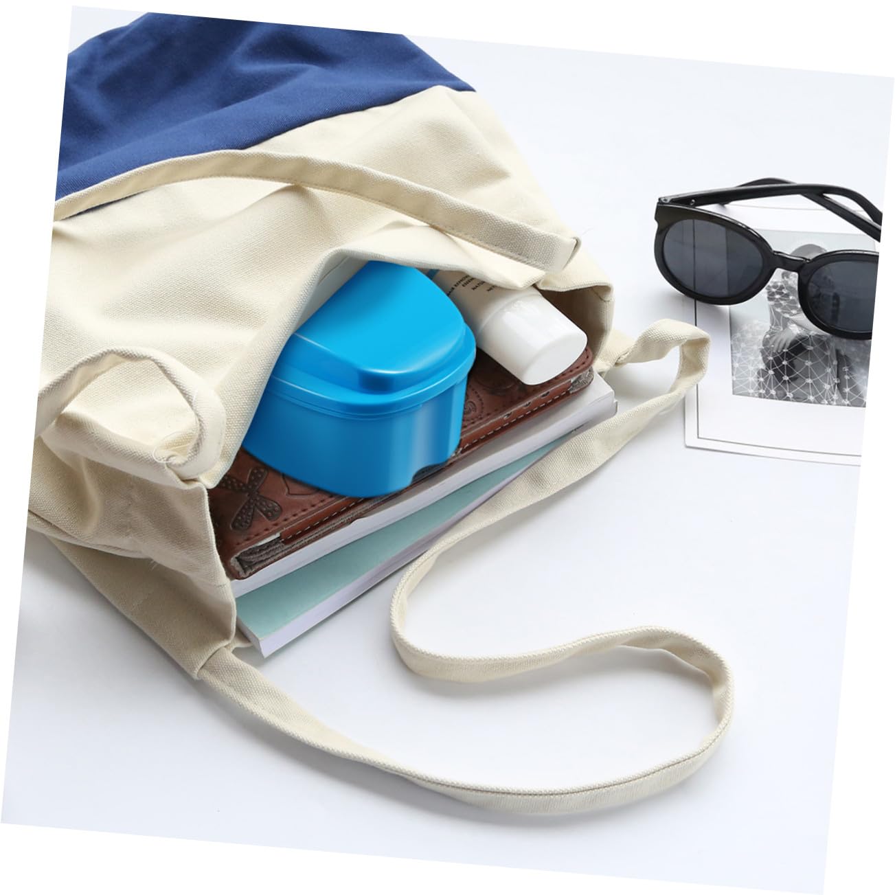 Beavorty 2pcs Portable Case Bath Cases Cups Travel-sized Container Boxes Household Supply for Travel Retainer Cleaning