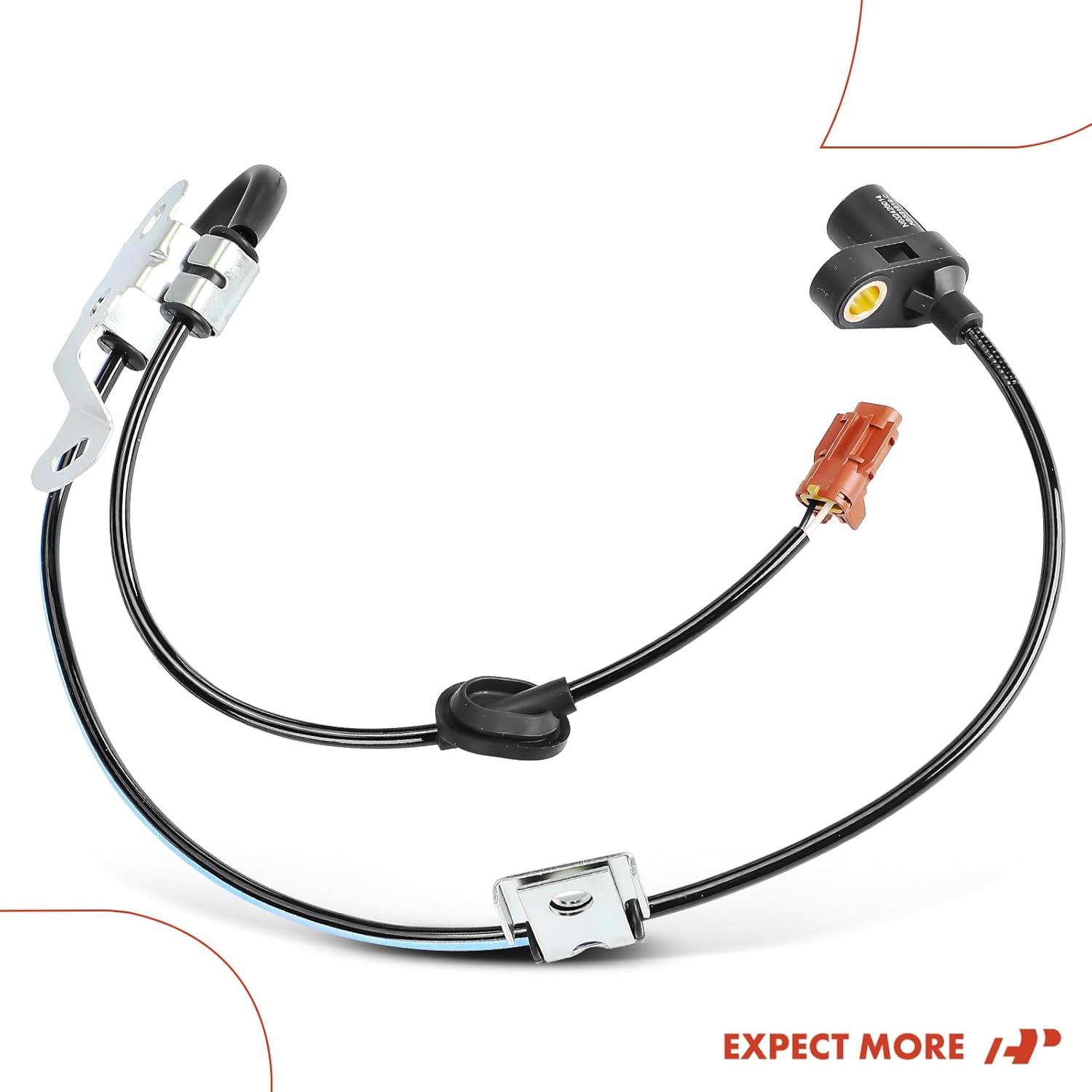 A-Premium ABS Wheel Speed Sensor Compatible with Subaru Models - Outback 2000-2004, Forester 2003-2006, Legacy 1999, Baja 2003-2006 - Front Right Passenger Side, Replace# 27540AE021