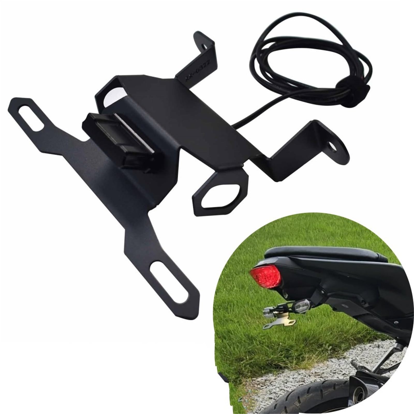 Portatarga Moto Per CB 300R 2018-2024, CB125R, CB150R, CB250R, CB300R. Accessorio Per Portatarga Moto.