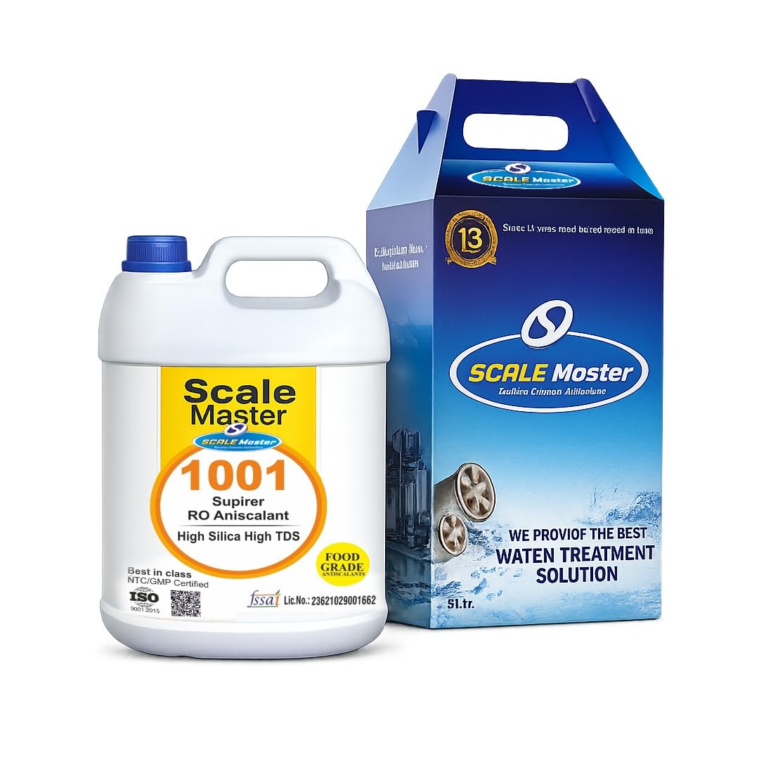 Scale Master 1001 Super Premium Antiscalant for RO Water Treatment Plant | Food Grade Antiscalant Chemical | Highly Effective Scale Control Solution | 5 Litre-image-46