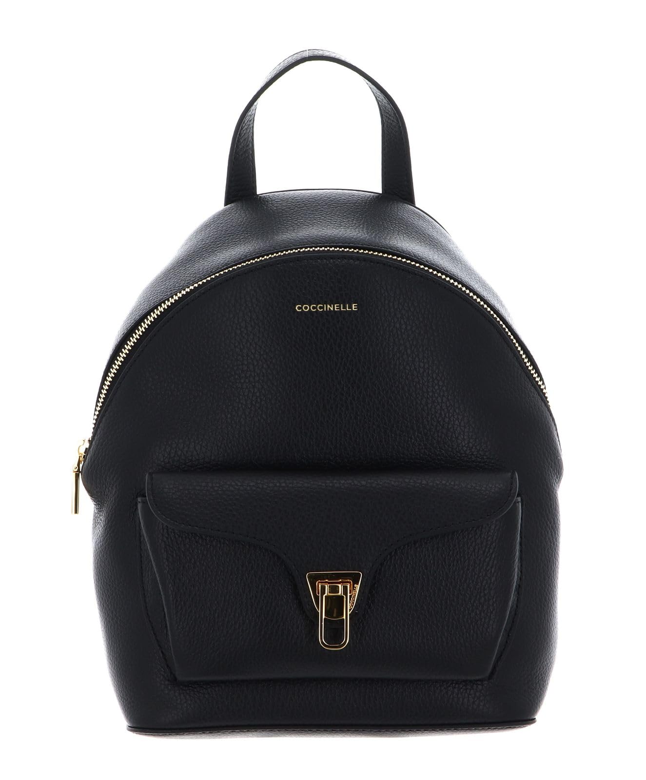 Coccinelle Pelle zaino per il tempo libero Beat Generatio Backpack Noir nero