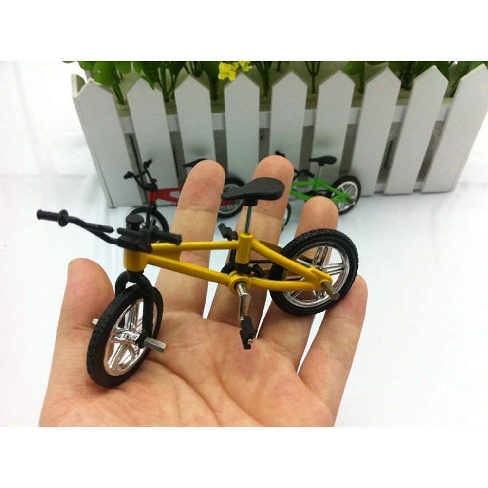 4 Pezzi Bicicletta da Dito, Mini Bici della Barretta, Modello della Bicicletta per Bambini