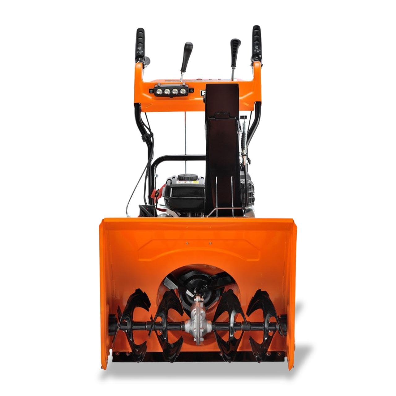 FUXTEC Benzin Schneefräse FX-SF2196 mit 196ccm (5,5 PS) 4-Takt-Motor - 61 cm Räumbreite, 51 cm Räumhöhe &11m Auswurfweite – E-Start, 4 Vorwärtsgänge & 1 Rückwärtsgang – schwenkbarer Auswurfschacht