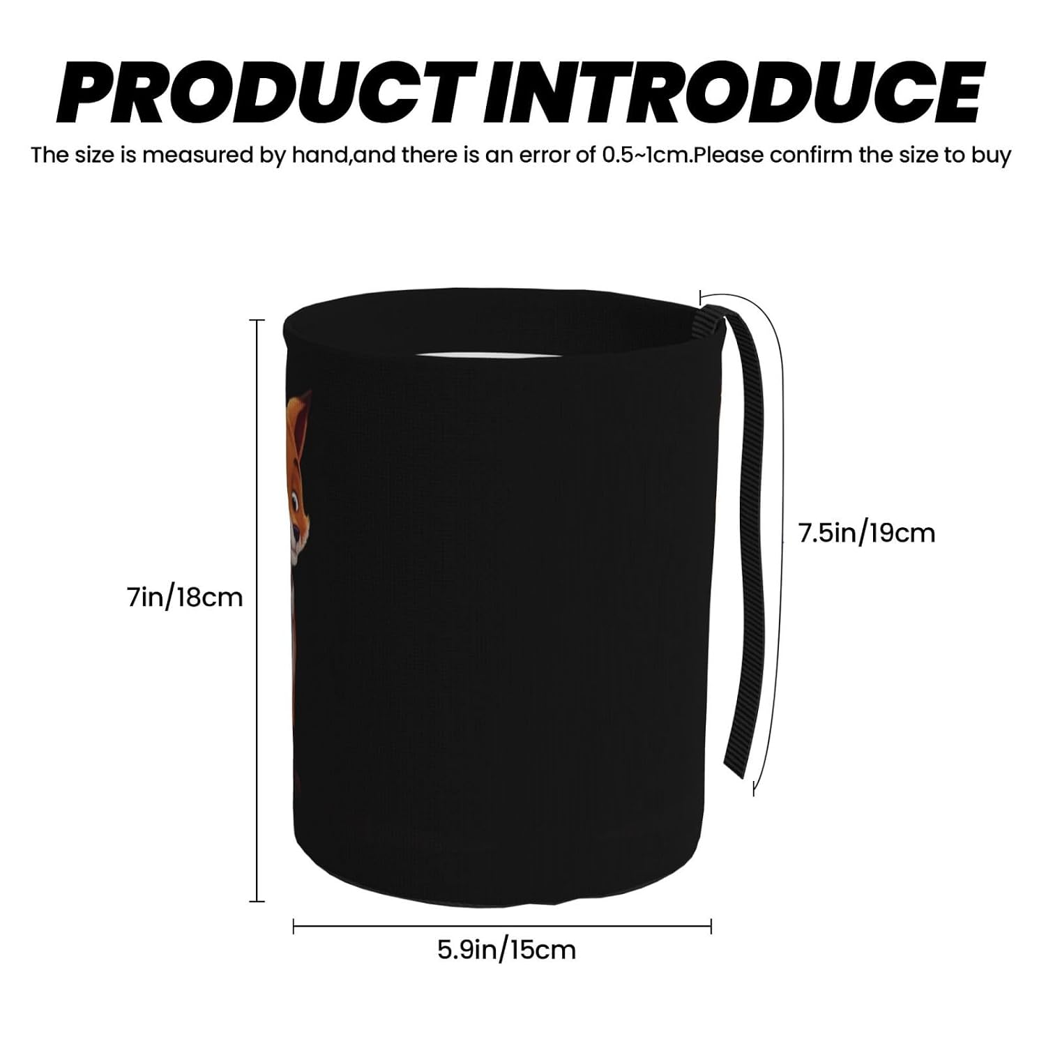Clever Fox Portable car Trash can, Practical car Storage Bucket, Practical, Convenient and Foldable, a Must-Have for Cars. image 3