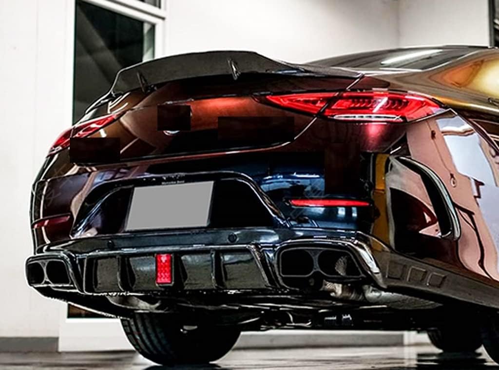 New Carbon Fiber Rear Trunk Spoiler Compatible with Mercedes Benz CLS Class C257 2019-2022 CLS220 CLS300 CLS350 CLS400 CLS420 CLS450 (C-Style)