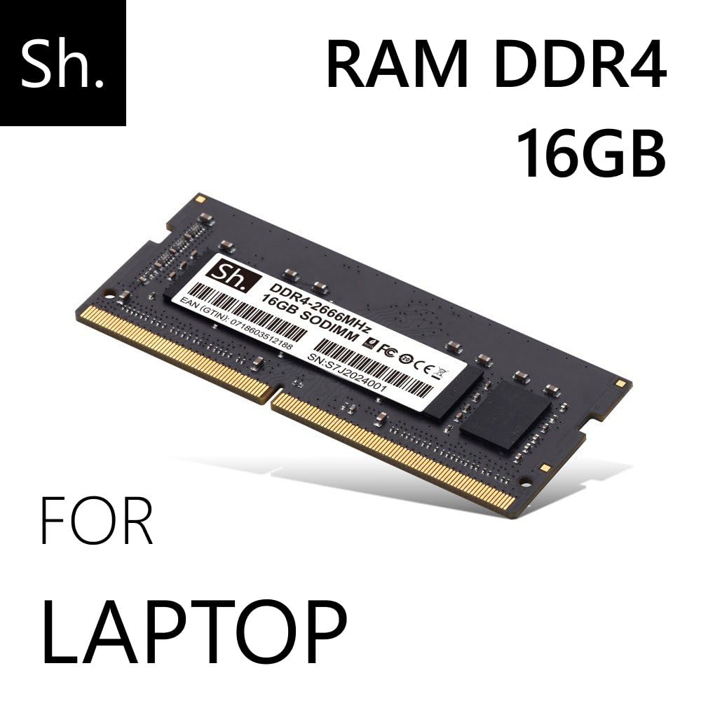 Sh. DDR4 RAM 16GB SODIMM 2666MHz Laptop Memory Module – CL19, 1.2V Sh. DDR4 RAM 16GB SODIMM 2666MHz Laptop Memory Module – CL19, 1.2V