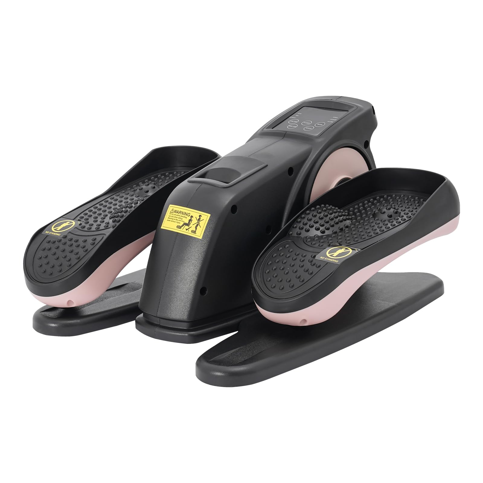 Kit de pedalier de 60 W - Mini bicicleta estática magnética silenciosa - Manual (5 velocidades) - Velocidades automáticas (P1-P3) - Bicicleta con pedal con pantalla LCD - Compartimento de