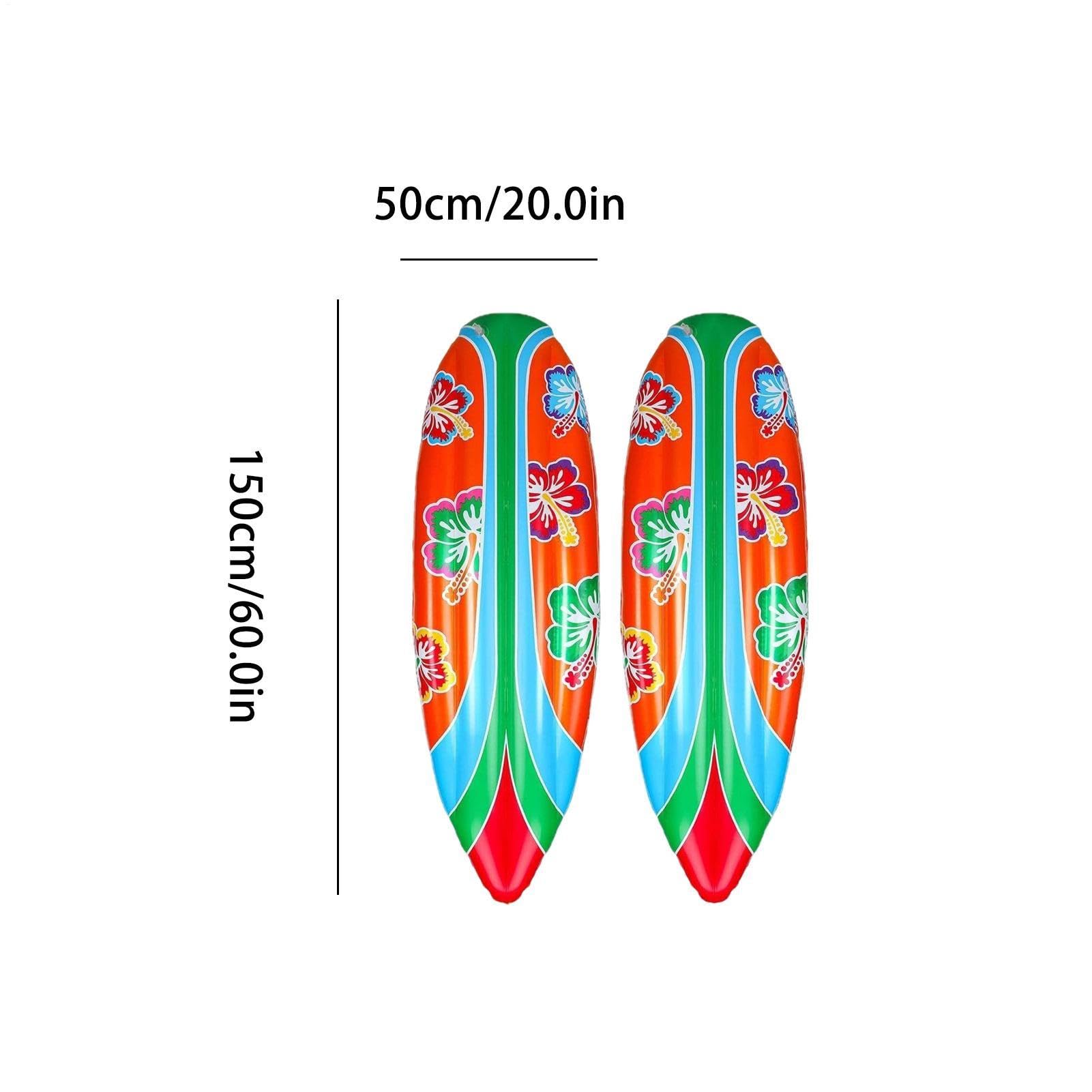 Tavola Gonfiabile Da Surf Set Di 2 Pezzi Giocattolo Da Piscina | Tavola da surf per i bambini Giochi Di Festa Acquatici Per L'All'Aperto In Piscina, Spiaggia, Giardino E Cortile, Feste D'