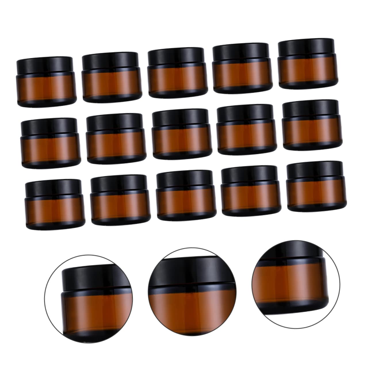 15piezas Botellas De Cosméticos Pequeñas Vacías Unidades Prácticas y Fáciles De Transportar Para De Viaje Dispensador Prueba De Fugas y Reutilizable