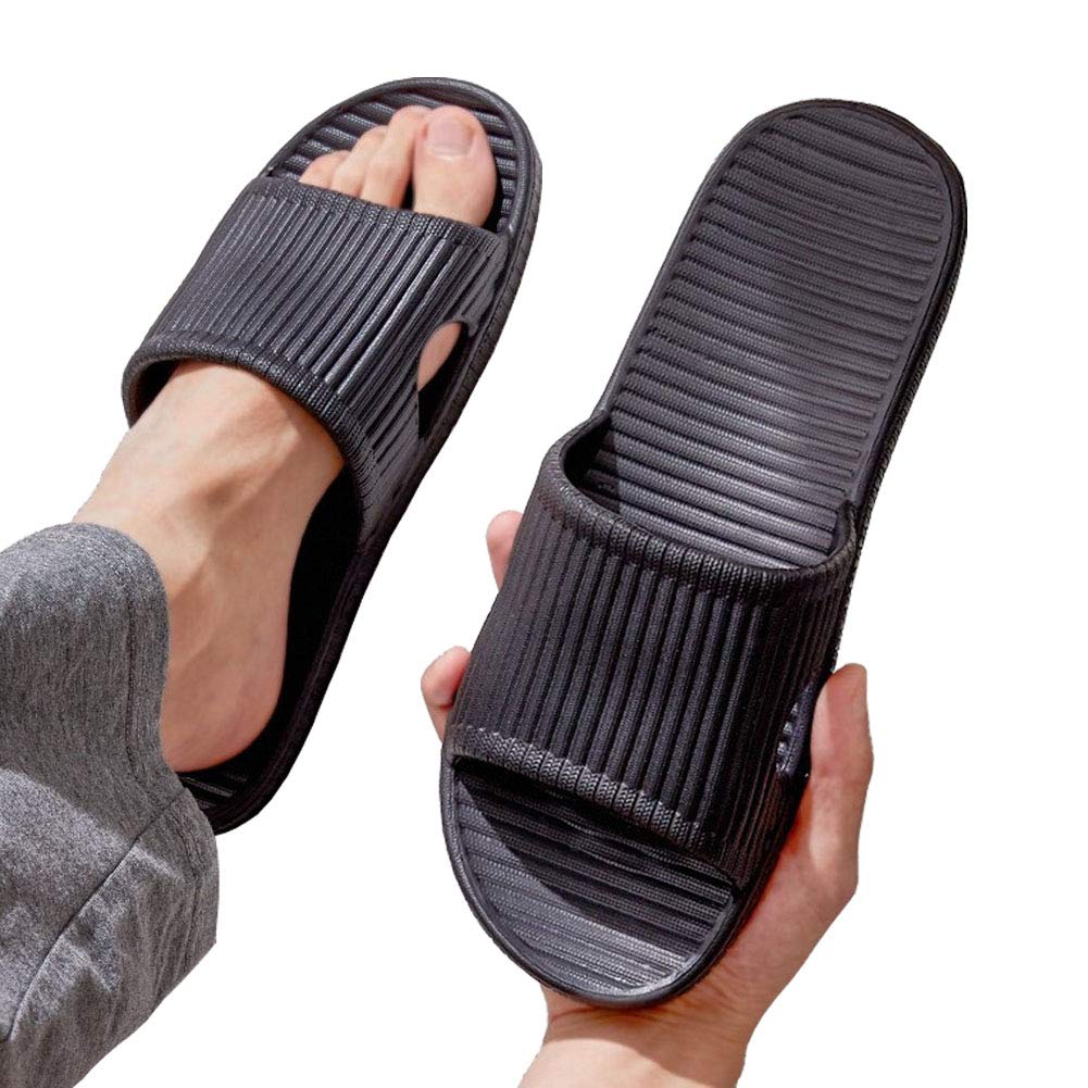 Sandales de Douche, Pantoufles de Douche Antidérapantes, Sandales de sol Intérieures et Extérieures, Chaussures de Bain en Mousse Souple, Unisexe