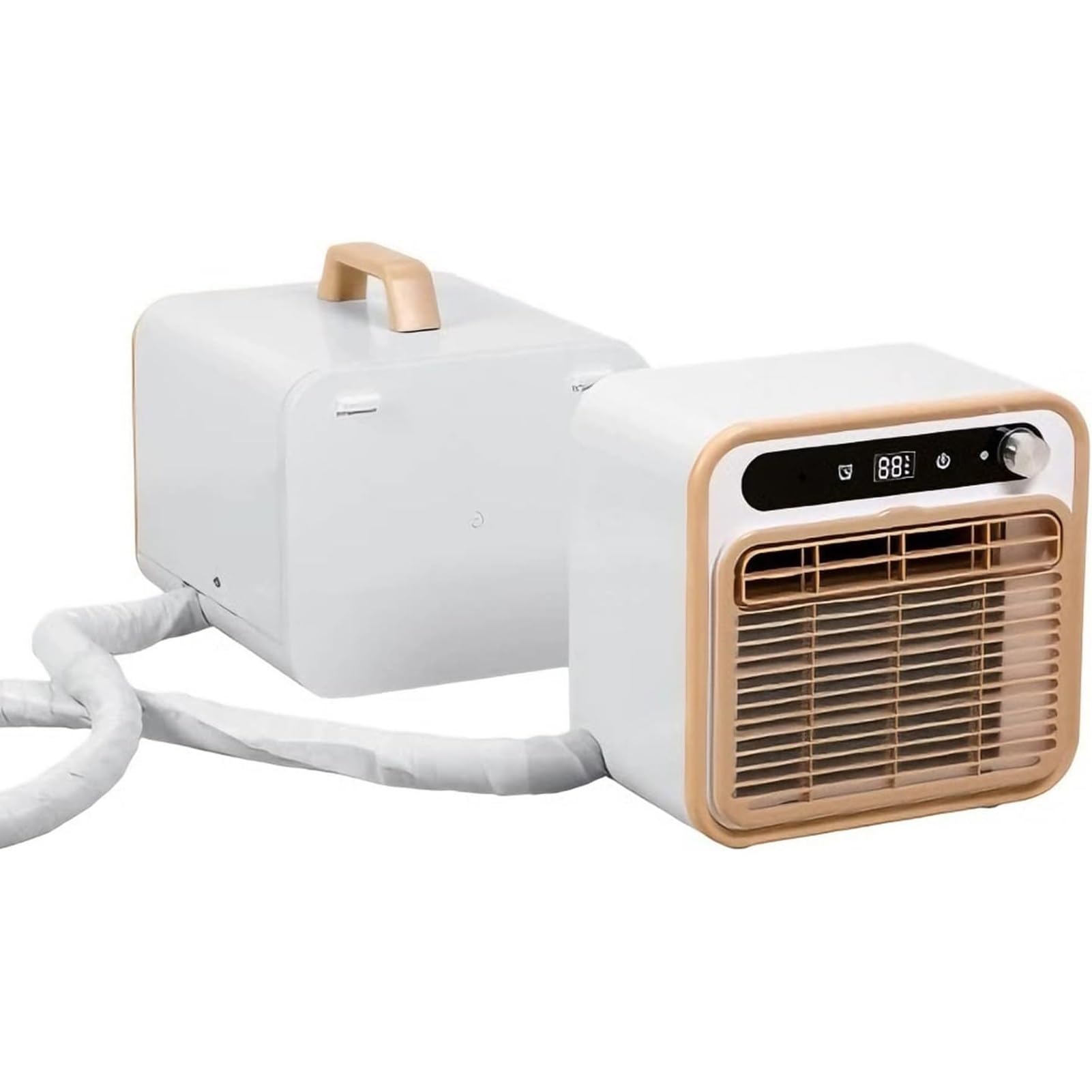 Portable Air Conditioner, 5000 BTU Split Air Conditioner With Remote Control, 1.5M Connecting Hose And 12h Timer, 130m³/h Airflow, For Bedroom, Office, Rv, Camping