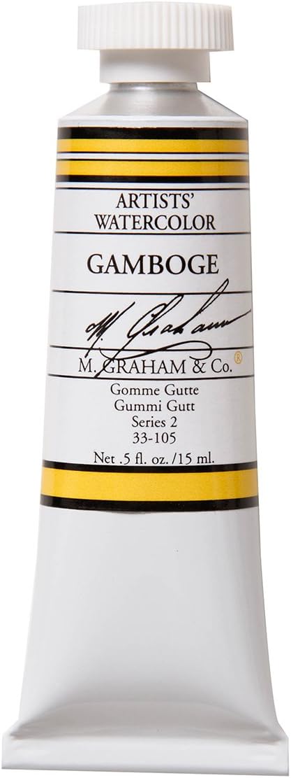 M. Graham 30ml Tube Watercolour Paint, Gamboge