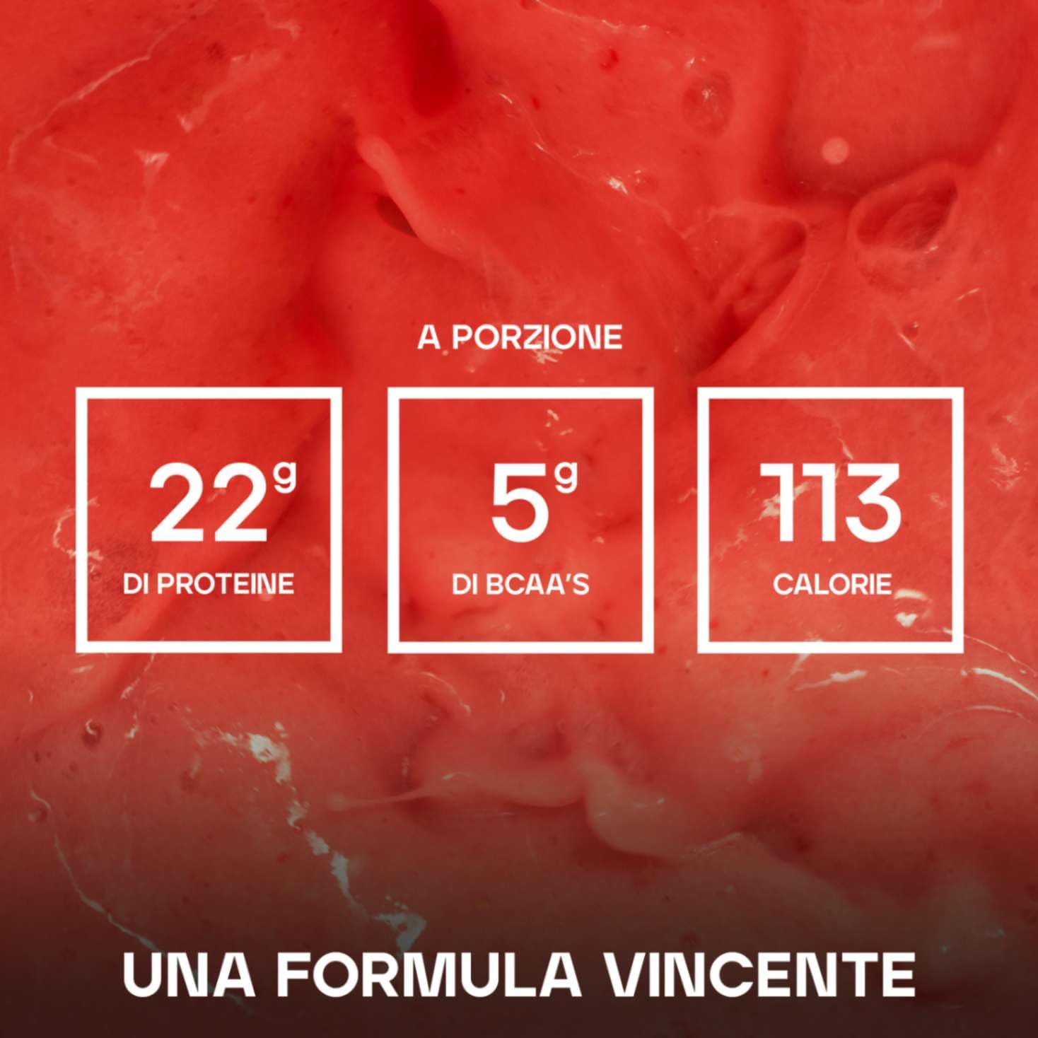 Bulk Pure Whey Proteine in Polvere | Fragola | 22g Proteine e 5g BCAA per dose | Basso contenuto di zuccheri | Supporta la crescita e il recupero muscolare | Facile da miscelare | 1kg