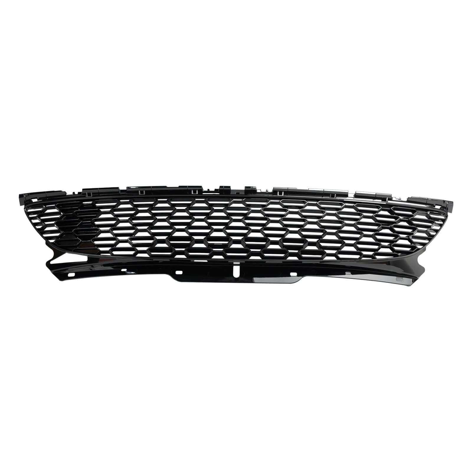 Griglia paraurti anteriore Gloss Black Front Bumper Grill Grille Fit for Mini R55 R56 R57 R58 R59 Cooper S & for JCW (No Logo)
