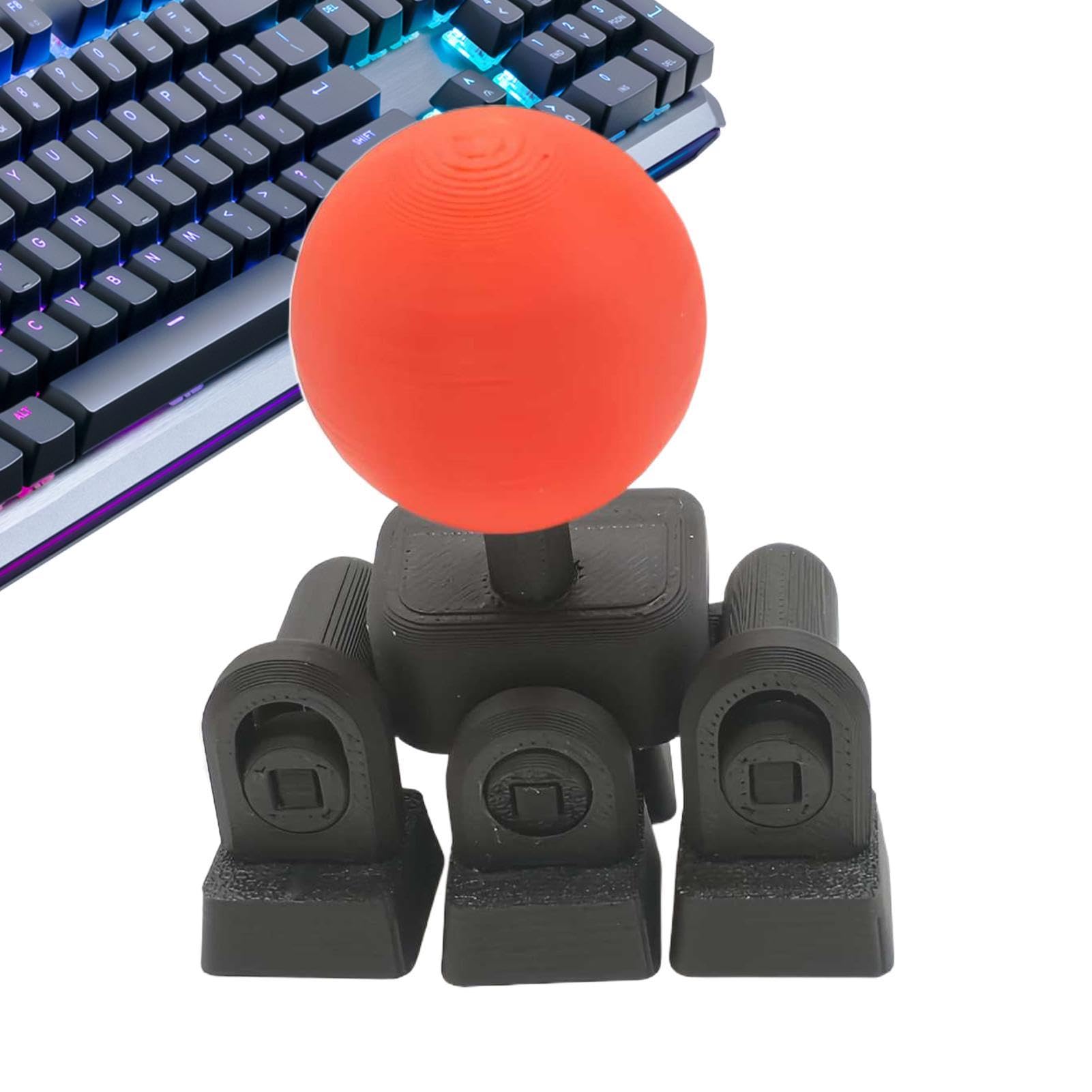 Joystick Keycap Tastiera, Attacco a Pulsante a Rilascio Rapido, Tastiera Meccanica Controller Gioco Joystick, per Arcade, Esports, Modding, Digitazione, Editing Video, Appassionato, Streaming, Lavoro