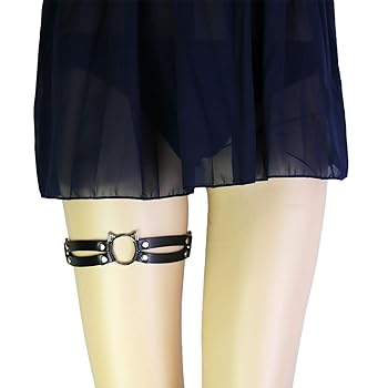 Amazon.com: VENESUN 2pcs Adjustable Faux Leather Leg Garter