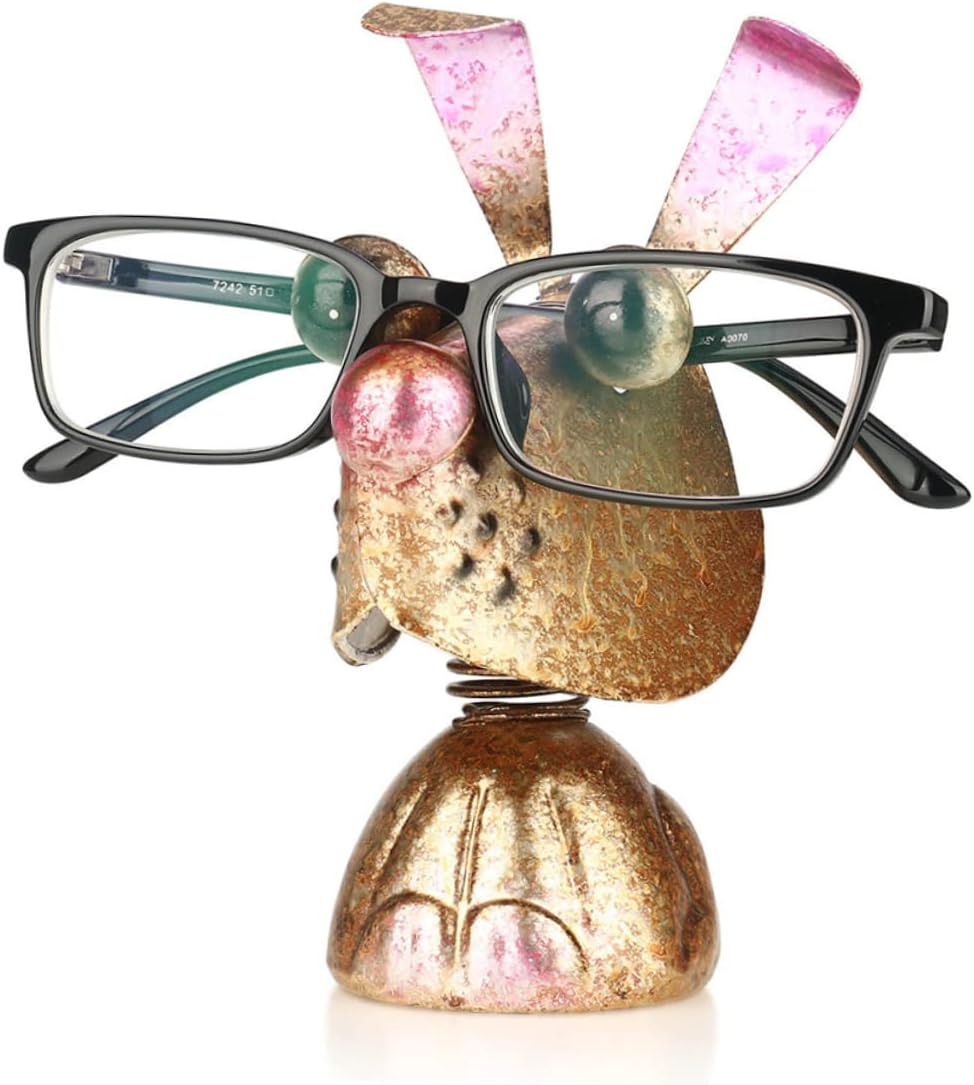 DOITOOL 1pc table top decor retro decor desk decorations decoraciones para salas de casa animal glasses Eyeglass Spectacle Holder cartoon animal